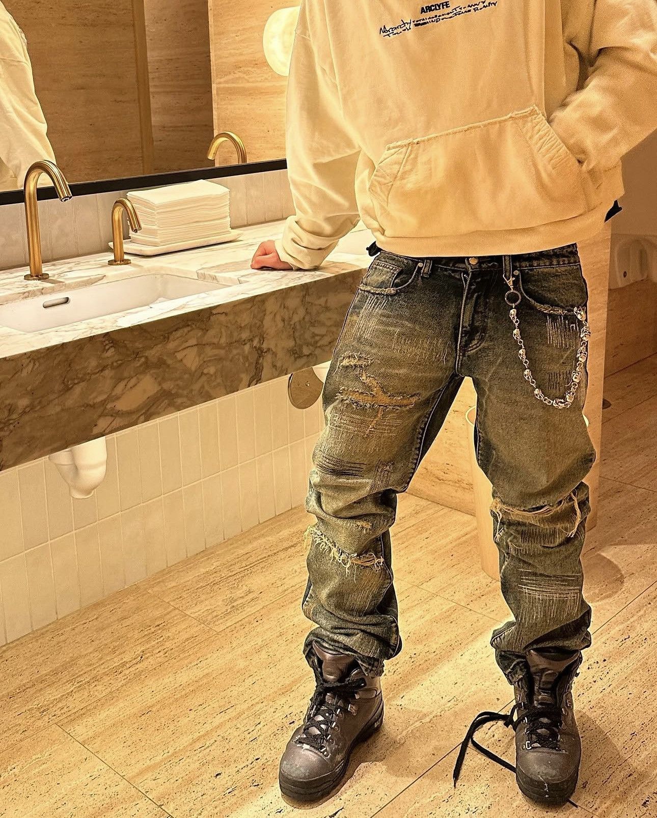 Other Arclyfe Ripped Denim Jeans Size US 34 / EU 50 - 1 Thumbnail