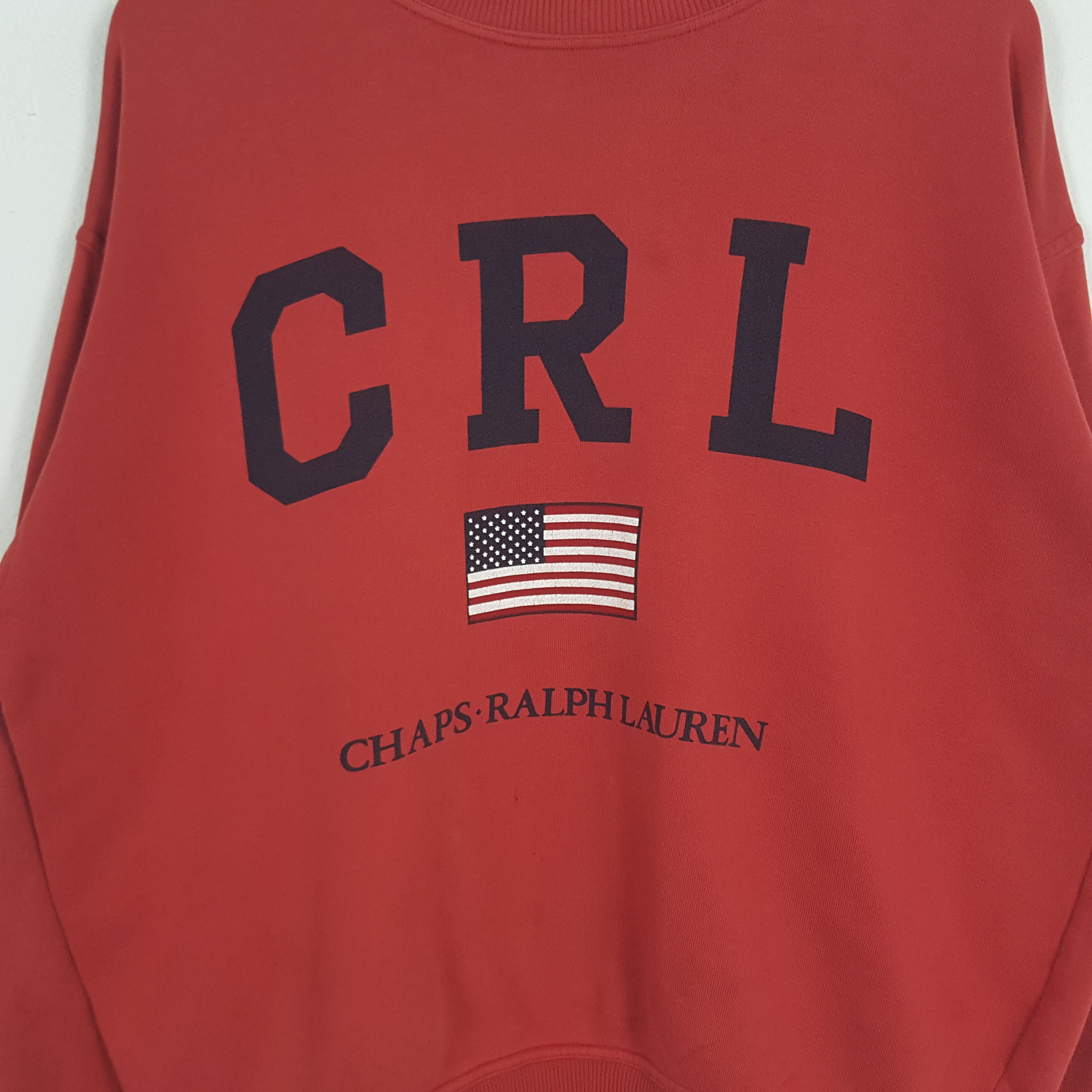 Chaps Ralph Lauren × Vintage Vintage CRL Chaps Ralph Lauren American Brand Sweatshirt Size US XL / EU 56 / 4 - 2 Thumbnail