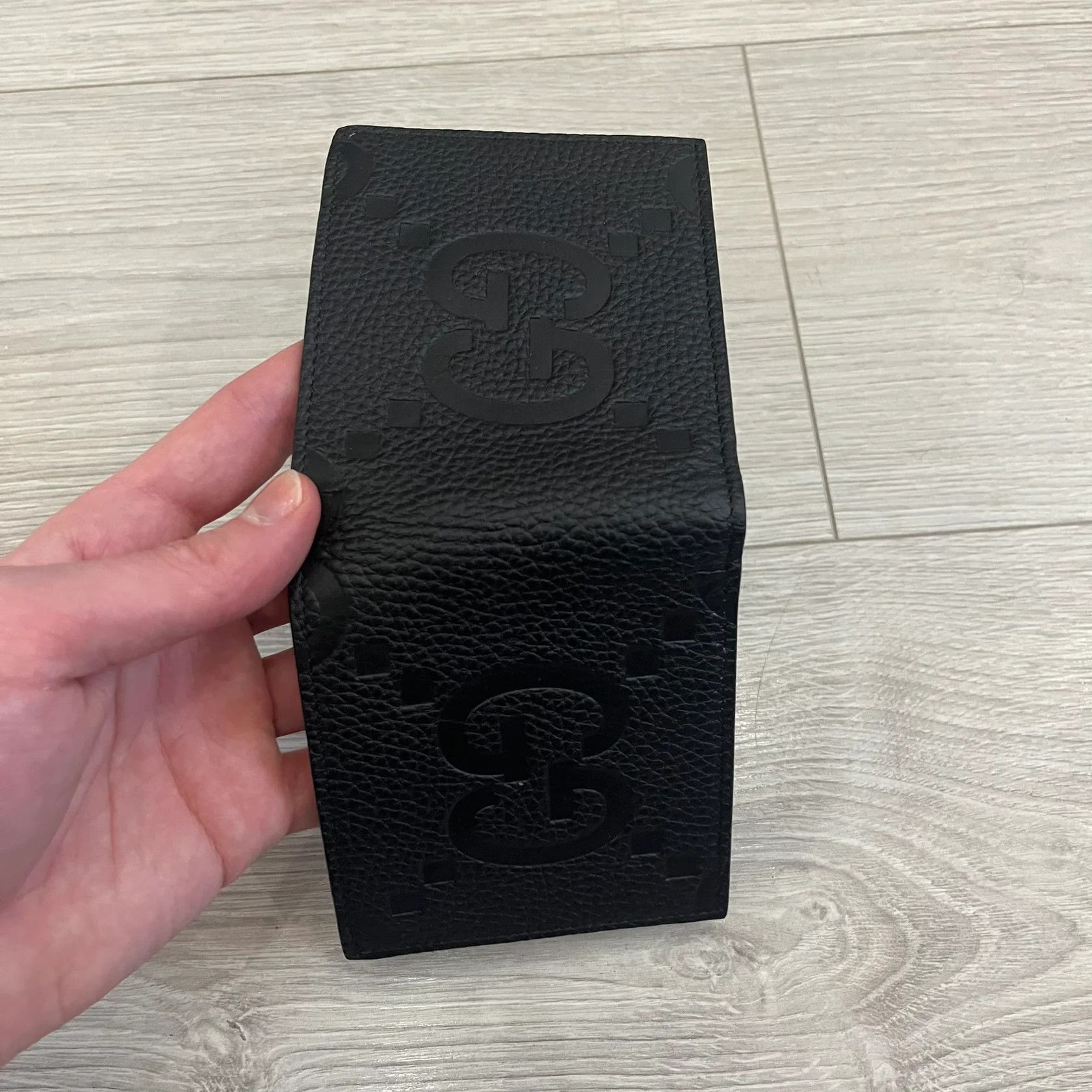 Gucci Gucci Jumbo GG Bi-Fold Leather Wallet Size ONE SIZE - 4 Thumbnail