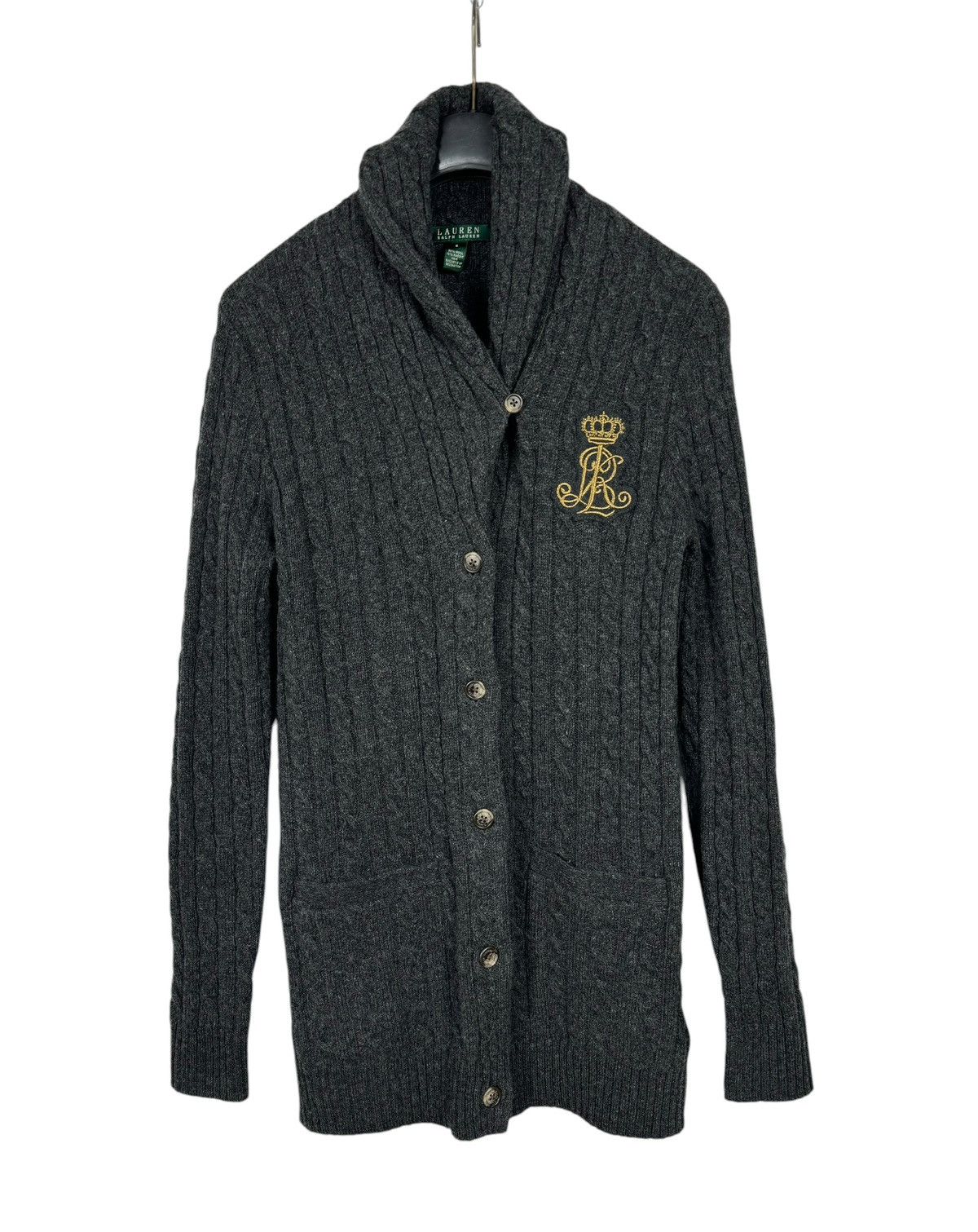 Lauren Ralph Lauren × Ralph Lauren Lauren Ralph Lauren Cable Knit Cardigan Wool Rabbit Hair Size S / US 4 / IT 40 - 10 Thumbnail
