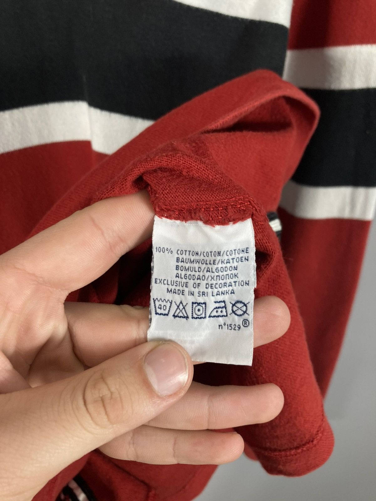 Polo Ralph Lauren Vintage Polo Ralph Lauren Rugby Long Sleeve Polo Size US M / EU 48-50 / 2 - 4 Thumbnail