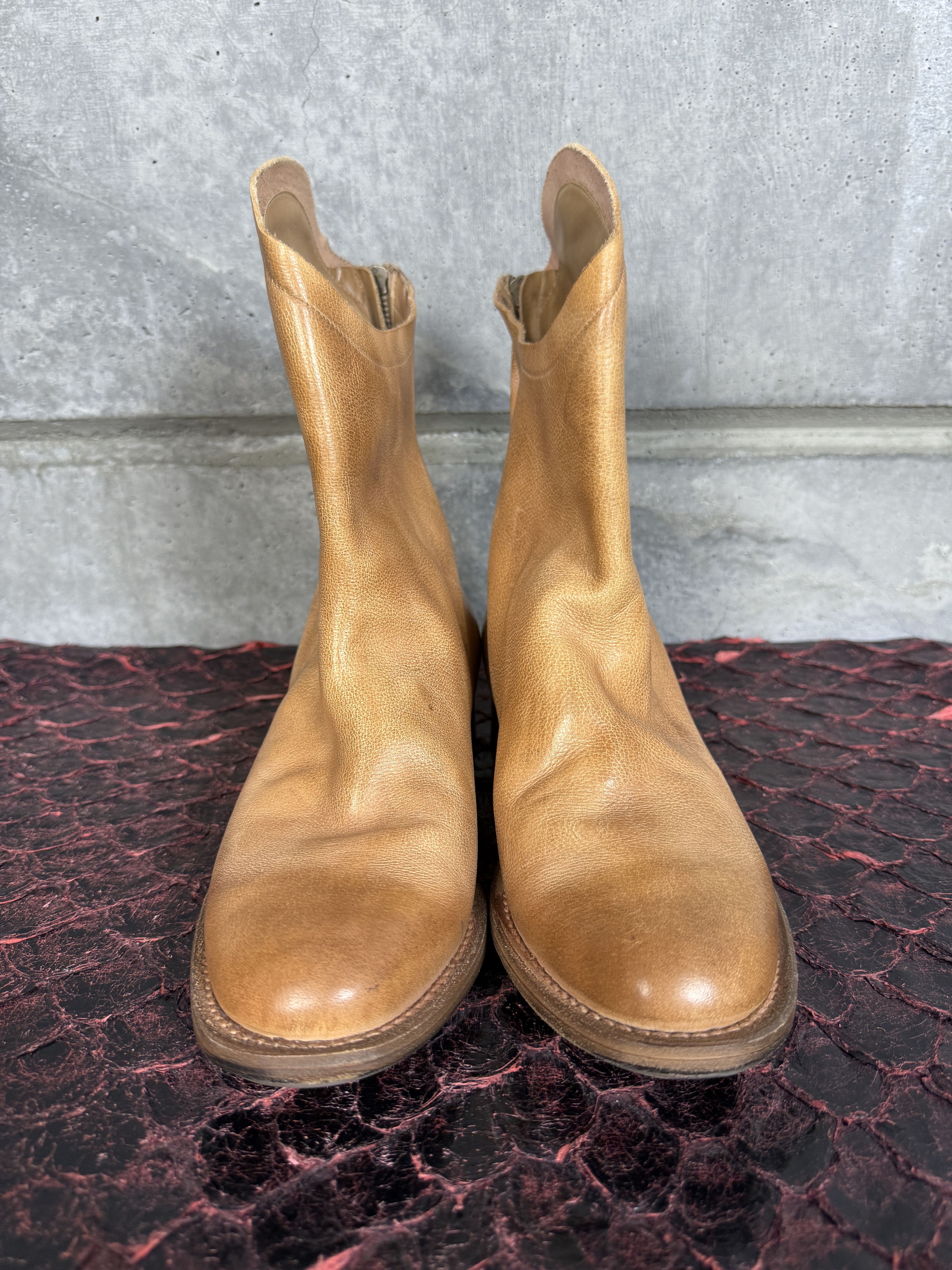 Cherevichkiotvichki Cherevichkiotvichiki Zipped Cowgirl Leather Boots Size US 9 / IT 39 - 4 Thumbnail