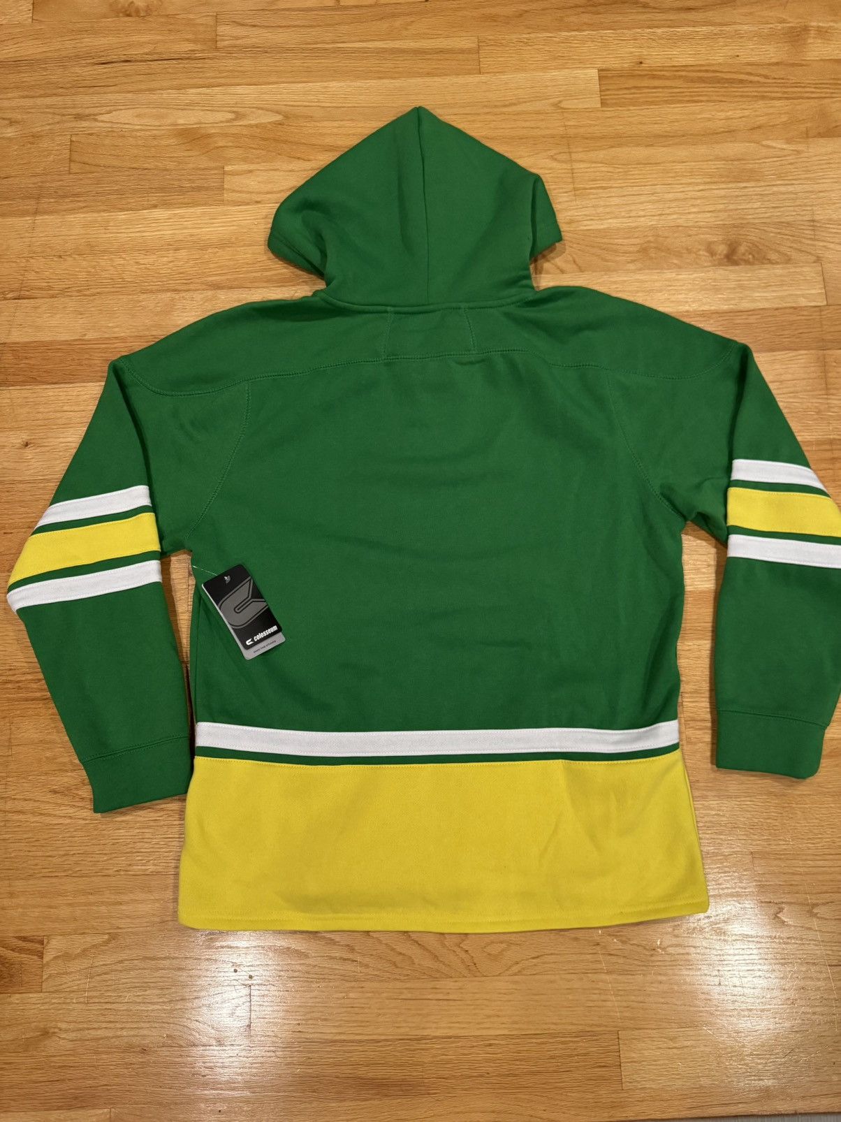 Colosseum Athletics NWT Colosseum Oregon Ducks Hockey Lace-Up Hoodie Embroidered Size US L / EU 52-54 / 3 - 5 Thumbnail