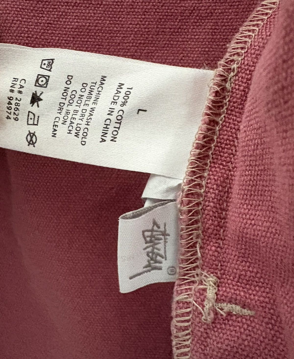 Stussy Stussy Pastel Work Chore Jacket Size US L / EU 52-54 / 3 - 6 Thumbnail