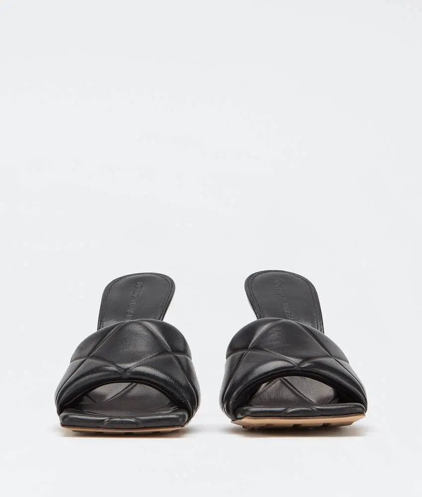 Bottega Veneta o1n1vont1225 Rubber Lido Sandals in Black Size US 8 / IT 38 - 2 Thumbnail