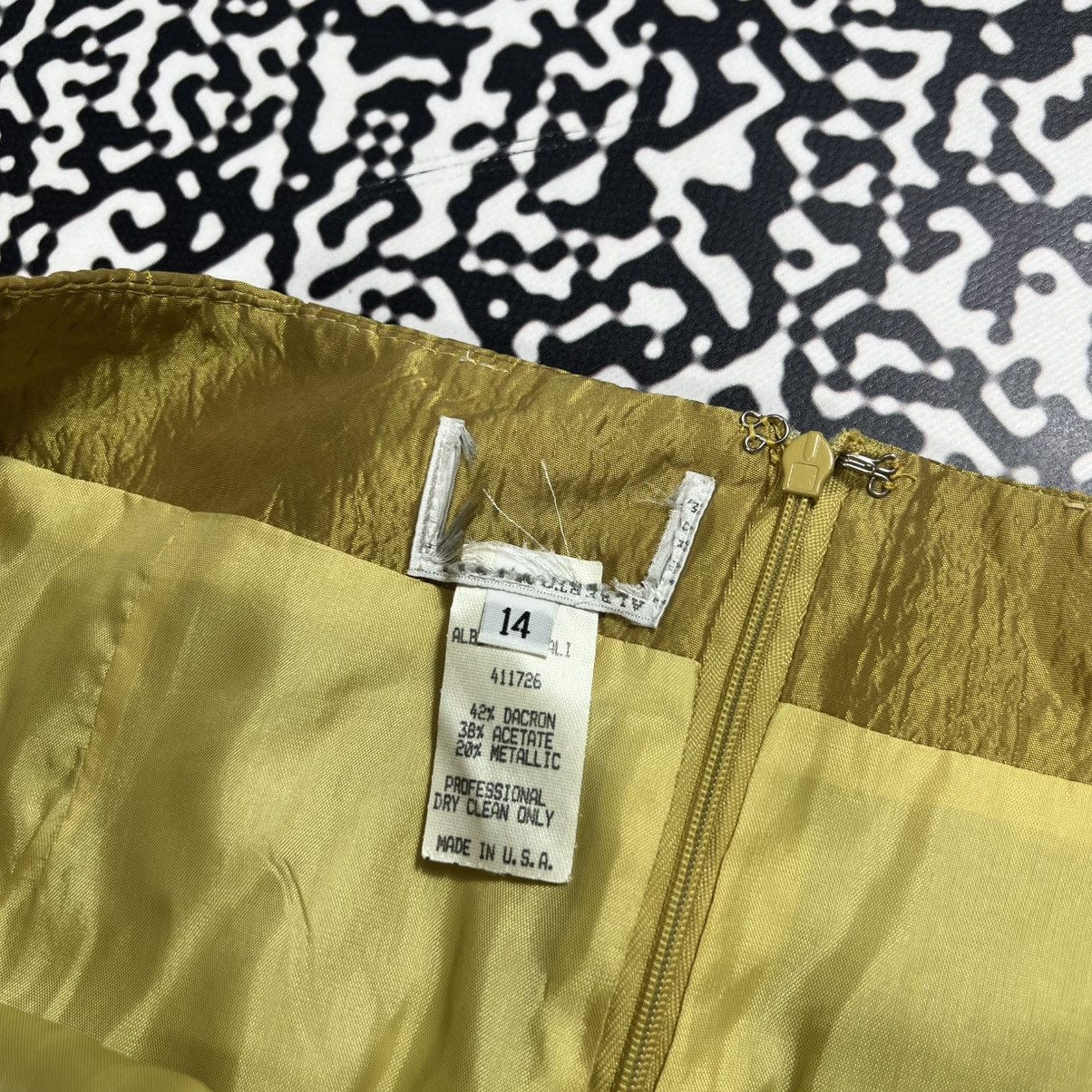 Vintage Vintage 90s Alberto Makali Luxury Retro USA Style Midi Skirt Size 27" / US 4 / IT 40 - 18 Thumbnail