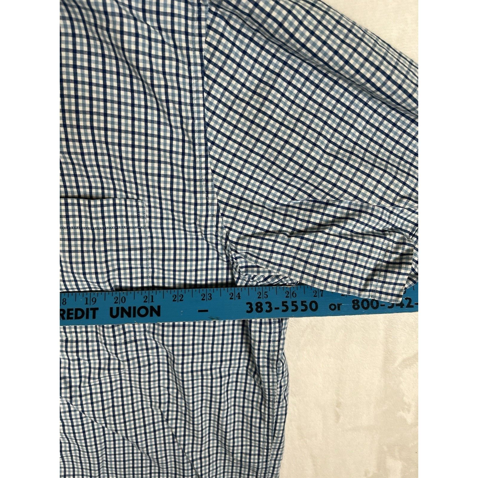 Ralph Lauren Vintage Ralph Lauren Jeans Co Short Sleeve Plaid Button Up S Size US XL / EU 56 / 4 - 4 Thumbnail