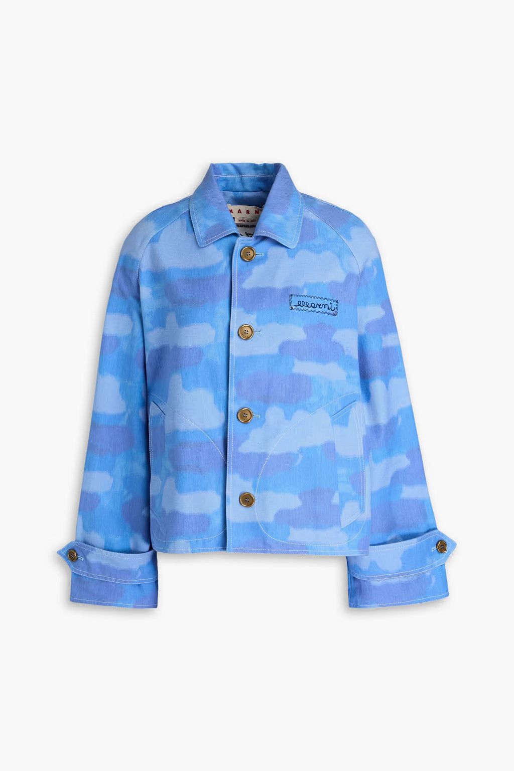 o1y1025 Casual Jacket in Light Blue