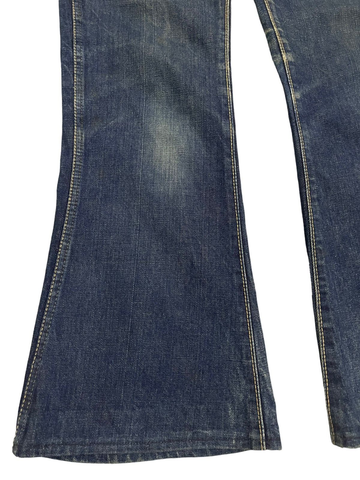 Big John Vintage Japan Big John Blue Wash Bell Bottom Flare Jeans Size US 30 / EU 46 - 5 Thumbnail