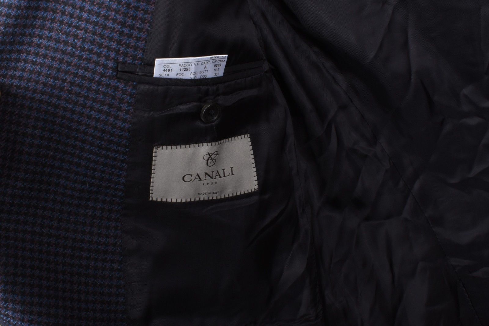 Canali Canali Men Blazer Jacket Size IT52/Large, S2030 Size US L / EU 52-54 / 3 - 6 Thumbnail