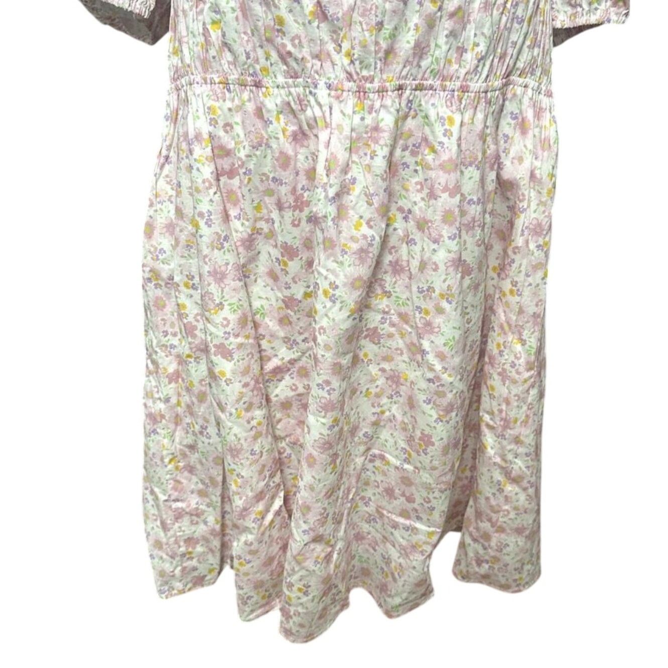 Other Elodie Pullover Mini Dress Floral Low Back Pink Size XL NWOT Size XL / US 12-14 / IT 48-50 - 3 Thumbnail