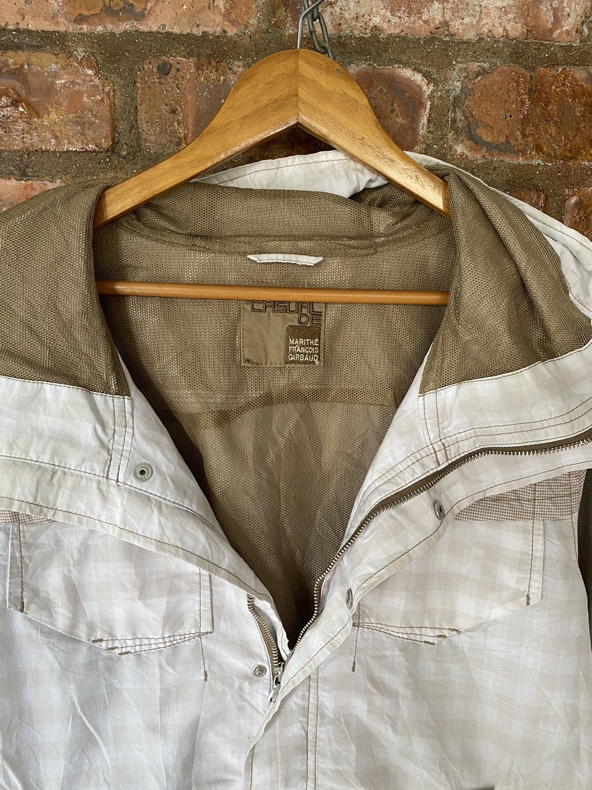 Marithe + Francois Girbaud Marithe Francois Girbaud Anorak 2 tone check Light Jacket Size US M / EU 48-50 / 2 - 16 Thumbnail