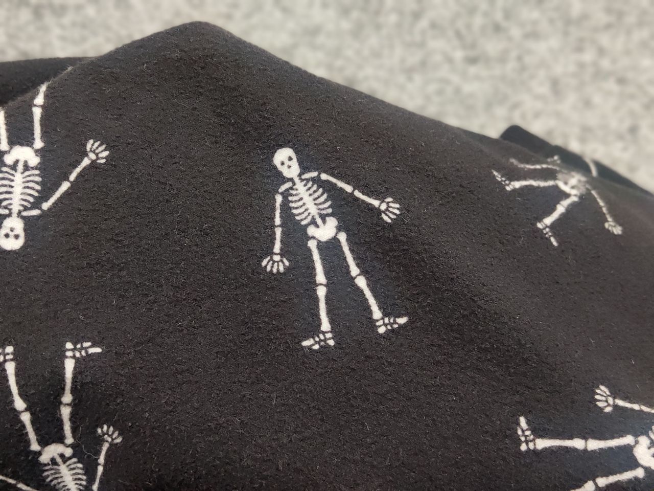 If Six Was Nine Vtg Japan Fleece Sweatshirt Skeleton Le Grande Bleu L.G.B. Size US M / EU 48-50 / 2 - 11 Thumbnail
