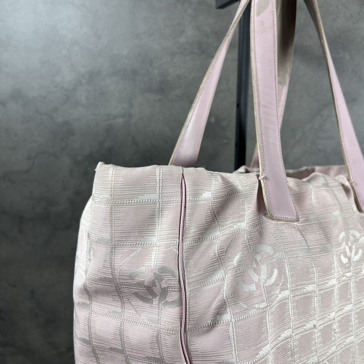 Chanel Archive Chanel Aligne Pink Travel Line Monogram Hand Bag Size ONE SIZE - 11 Thumbnail