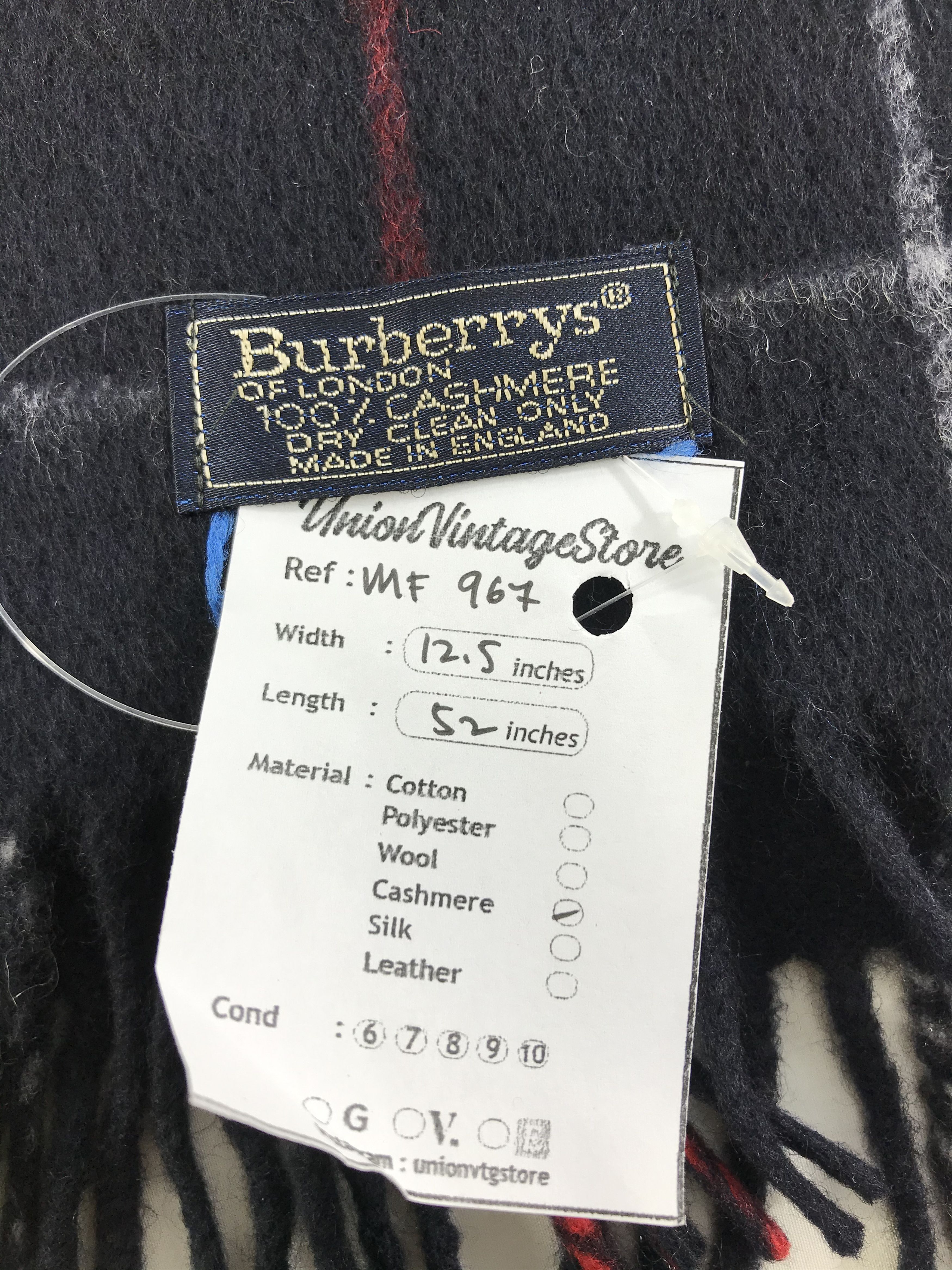 Burberry Vintage Burberry Scarf/Muffler/Neckwear MF967 Size ONE SIZE - 6 Thumbnail