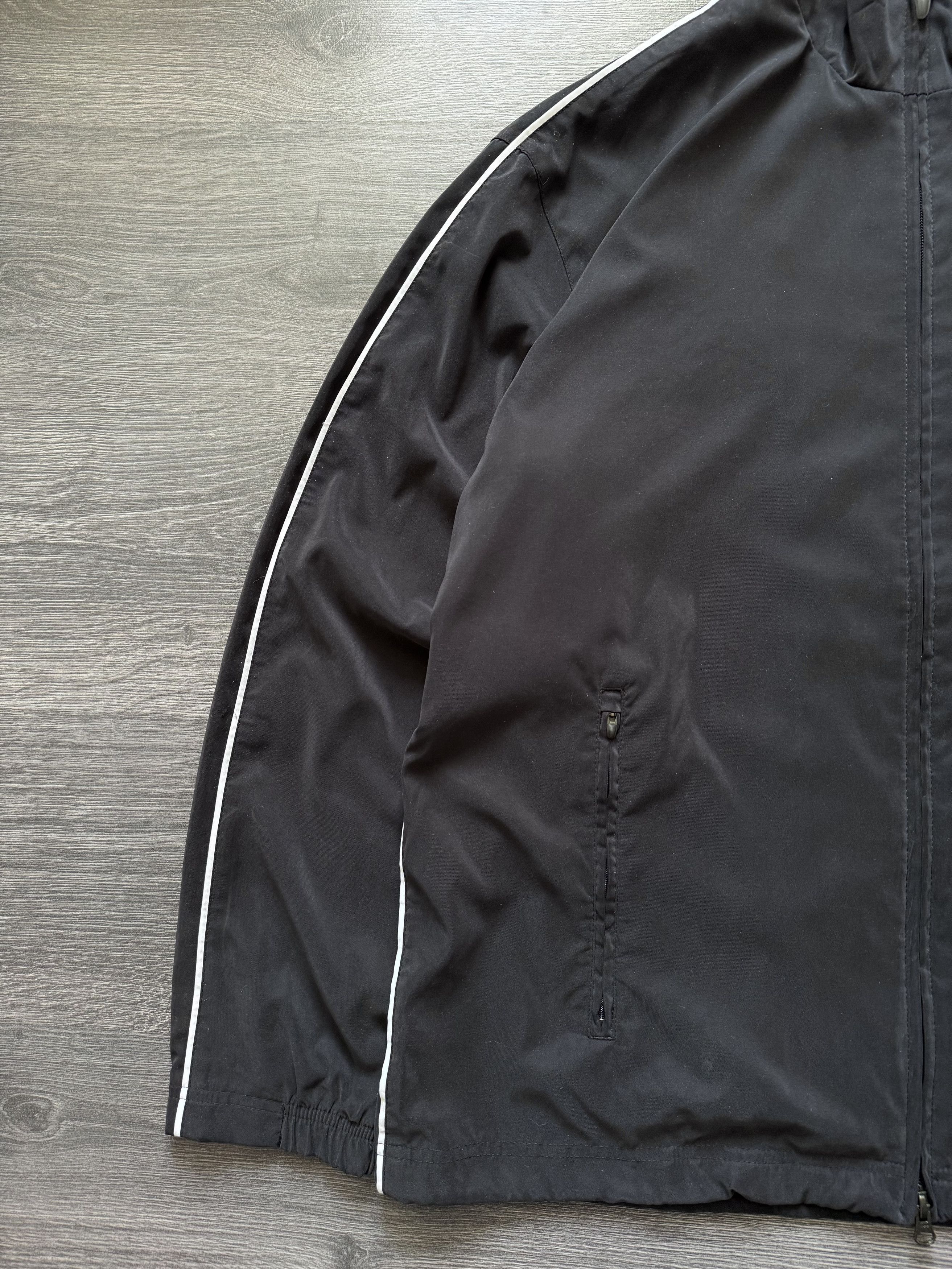 Nike Vintage Y2K Nike Track Jacket Nylon Top Striped Swoosh Size US L / EU 52-54 / 3 - 4 Thumbnail