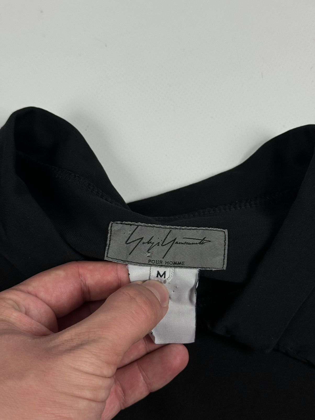 Vintage × Yohji Yamamoto Yohji Yamamoto Pour Home Vintage Polo Long Sleeve Pullover Size US M / EU 48-50 / 2 - 9 Thumbnail