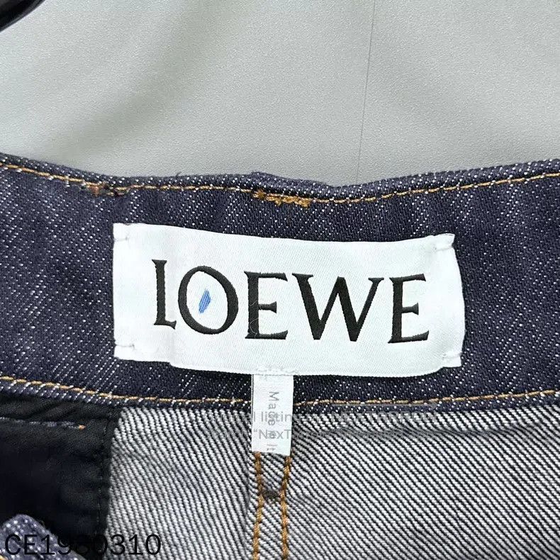 Loewe Loewe Patchwork logo denim shorts Size 25" / US 0 / IT 36 - 3 Thumbnail