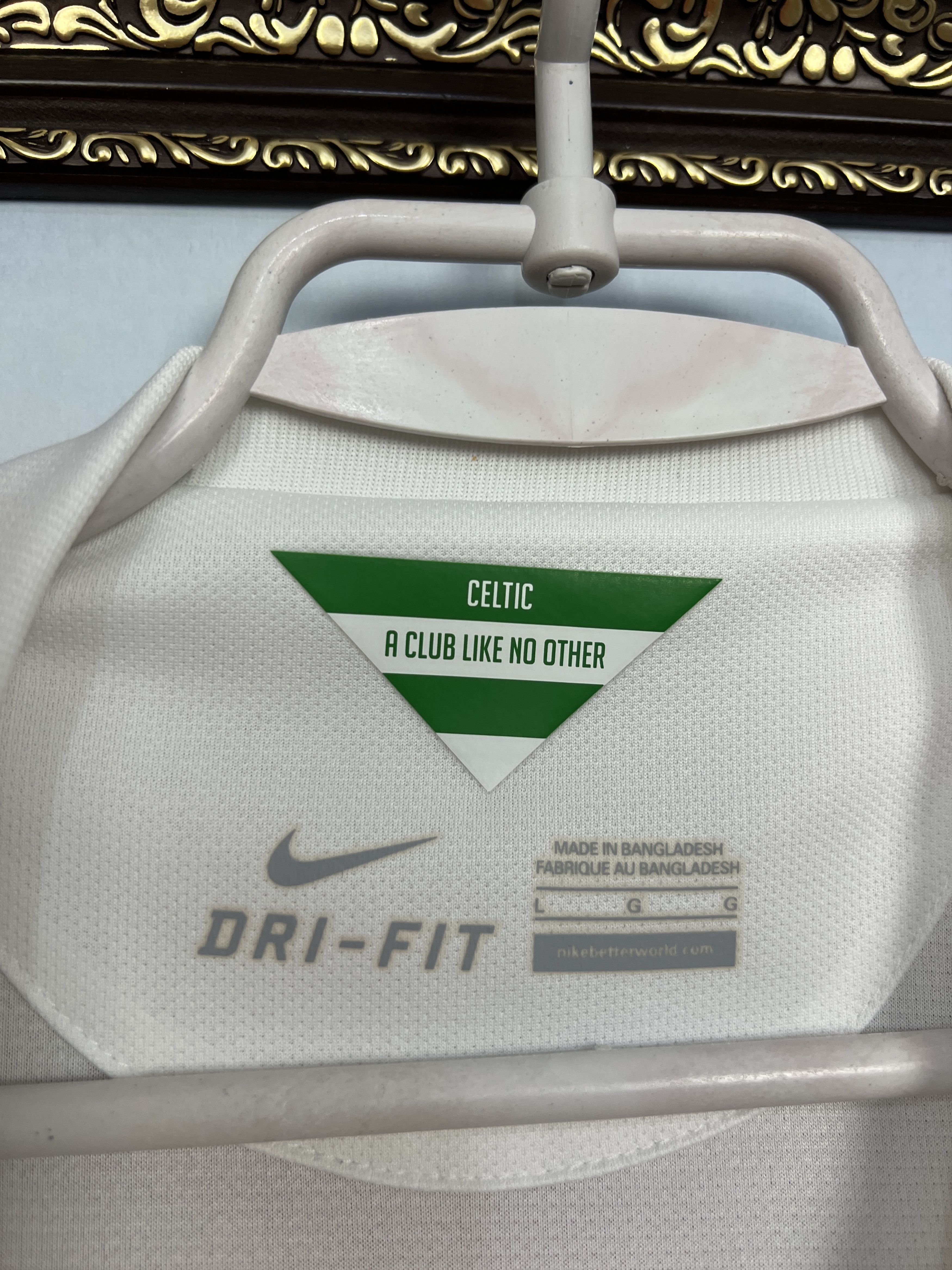 Nike Celtic Third football shirt 2014 Soccer Jersey Trikot Rare Size US L / EU 52-54 / 3 - 6 Thumbnail