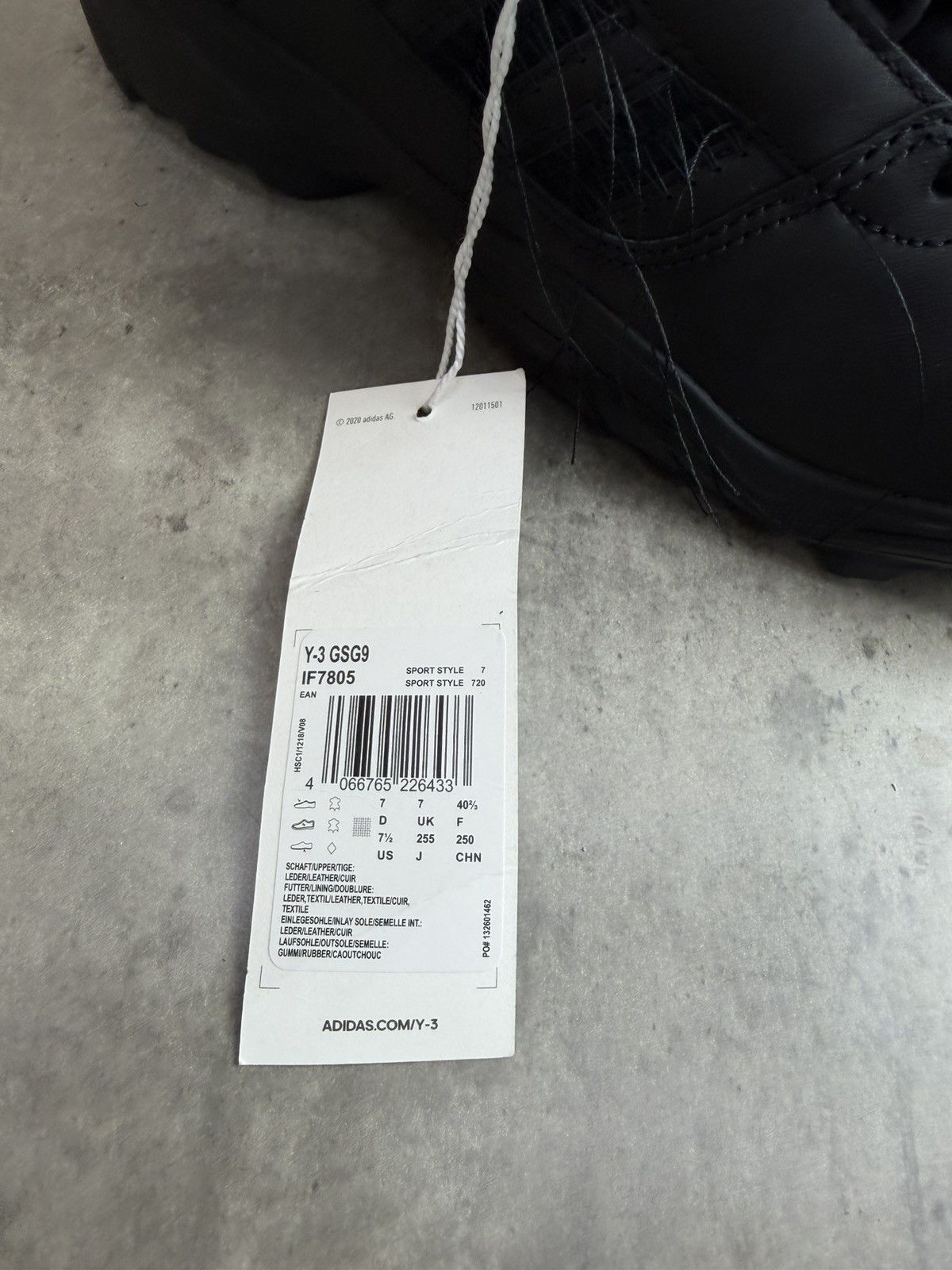 Adidas Adidas Y-3 GSG9 Black Boots Size US 7.5 Size US 7.5 / EU 40-41 - 10 Thumbnail