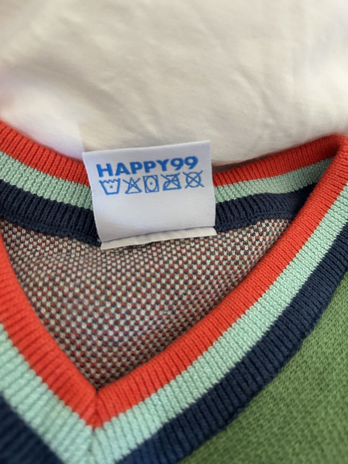 Happy99 Happy99 Charged Knit Sweater Vest Size US S / EU 44-46 / 1 - 6 Thumbnail
