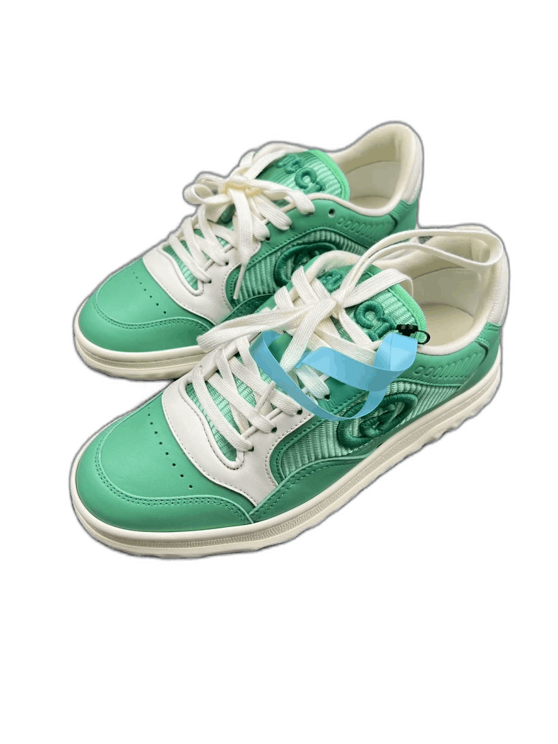 Gucci Gucci Mint Green Mac80 Sneakers Size 35.5-2507 Size US 5.5 / EU 38 - 7 Thumbnail
