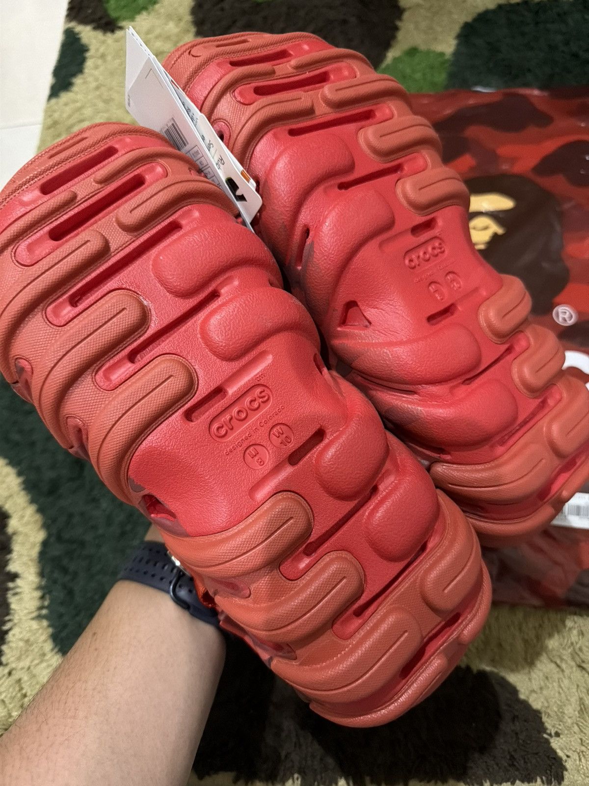 Bape × Crocs Bape x Crocs Uk7 fit Uk8 Size US 7 / EU 40 - 7 Thumbnail