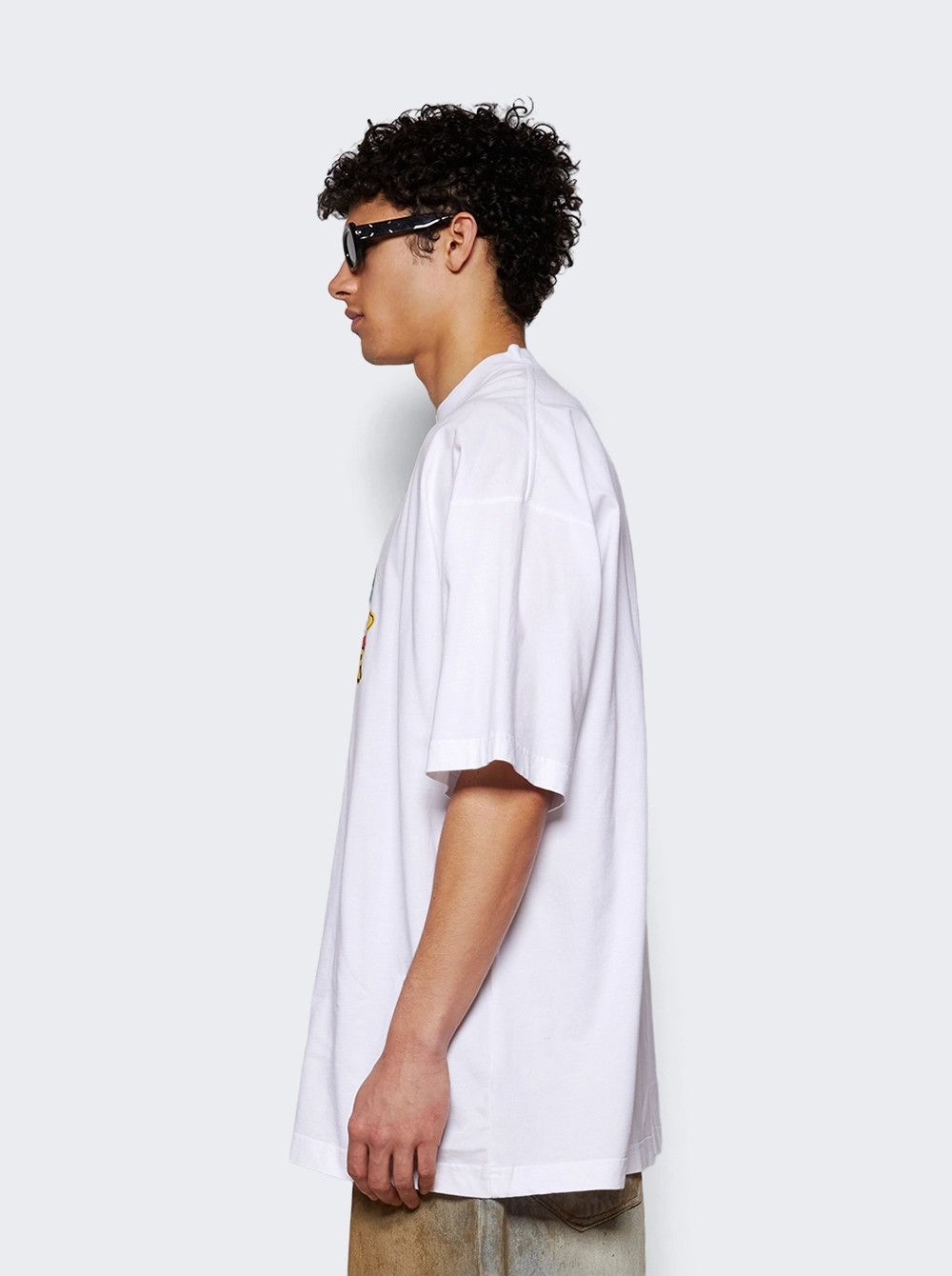 o1mle0226 Southpark Oversized T-Shirt in White