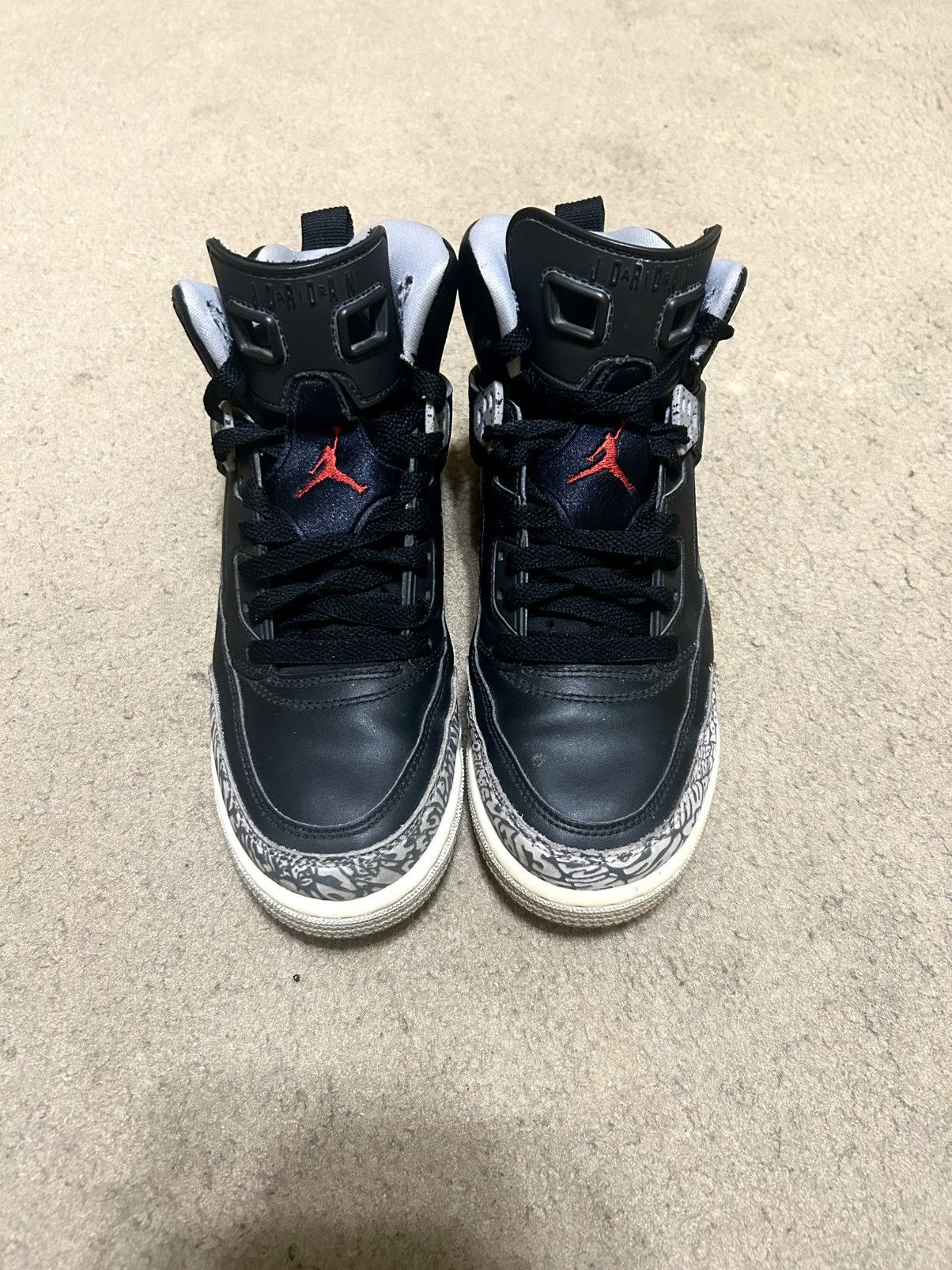 Jordan Brand Nike Air Jordan Spizike Black Cement (Used) Size US 7 / EU 40 - 4 Thumbnail