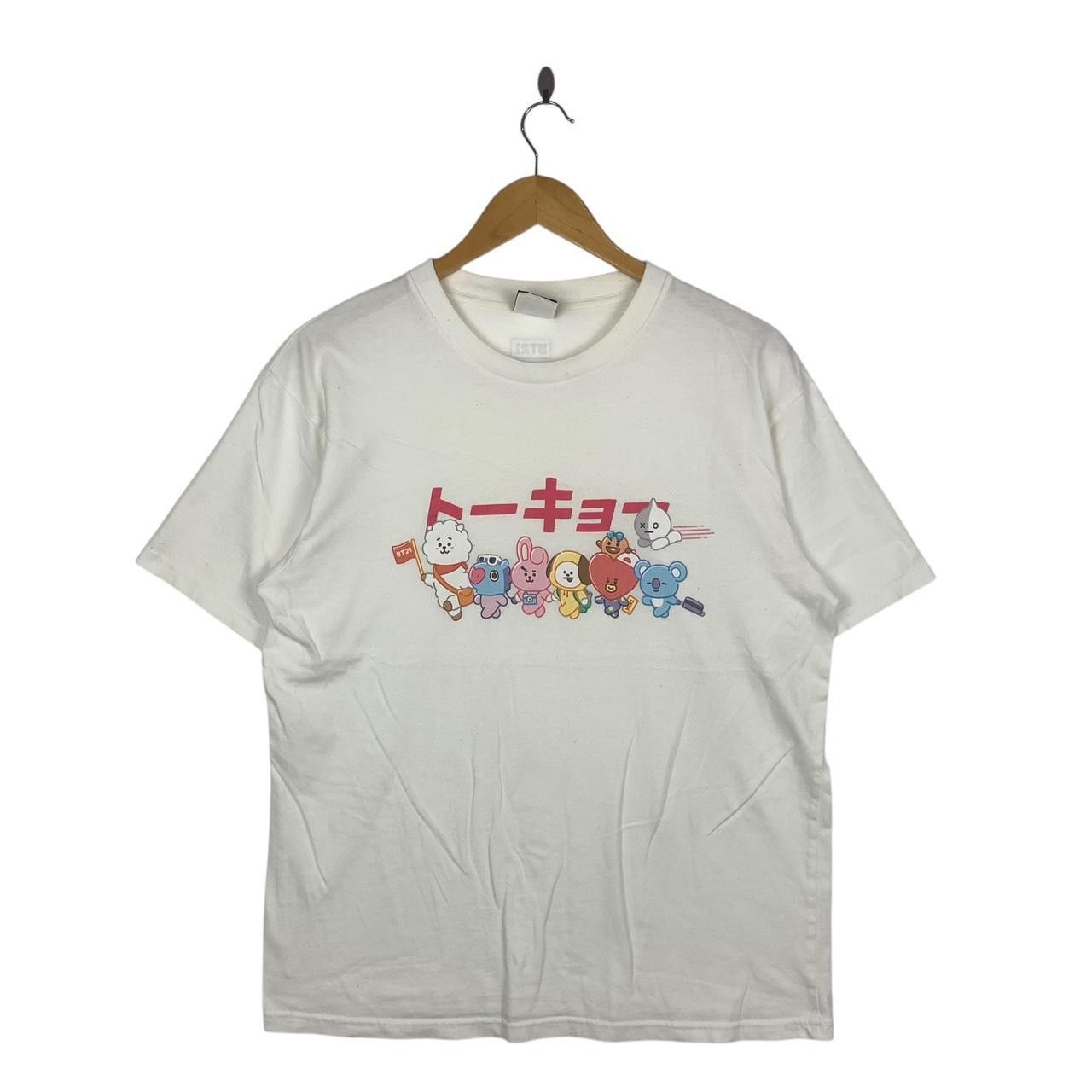 Other BT21 LINE Character Usagi Kyowa Meccha Baggy Tee Shirt Top Size L / US 10 / IT 46 - 1 Thumbnail