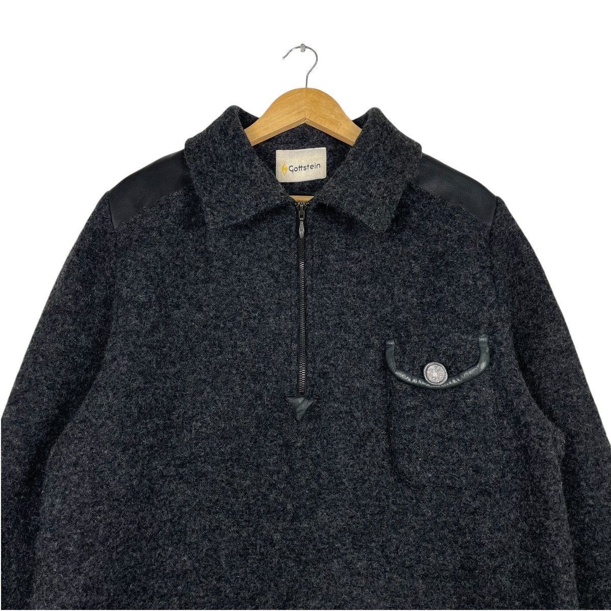 Designer × Other 💥GOTTSTEIN WOOL CRUISER ZIPPER JACKET Size US M / EU 48-50 / 2 - 2 Thumbnail