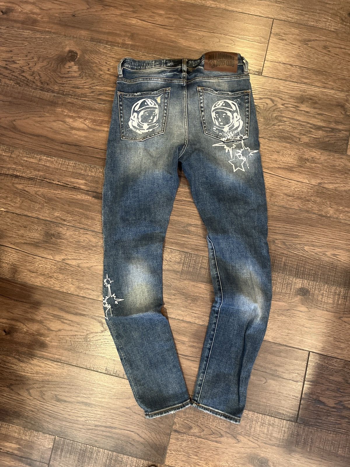 Billionaire Boys Club BillionaireBoysClub printed denim Size US 32 / EU 48 - 2 Thumbnail