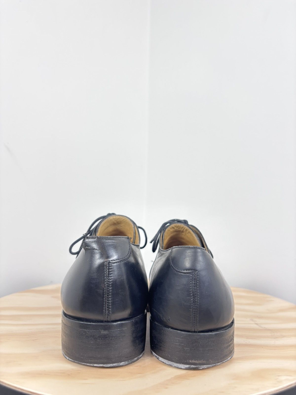 Handmade Regain Handmade Men’s Black Leather Oxford Dress Shoes Size US 9 / EU 42 - 13 Thumbnail