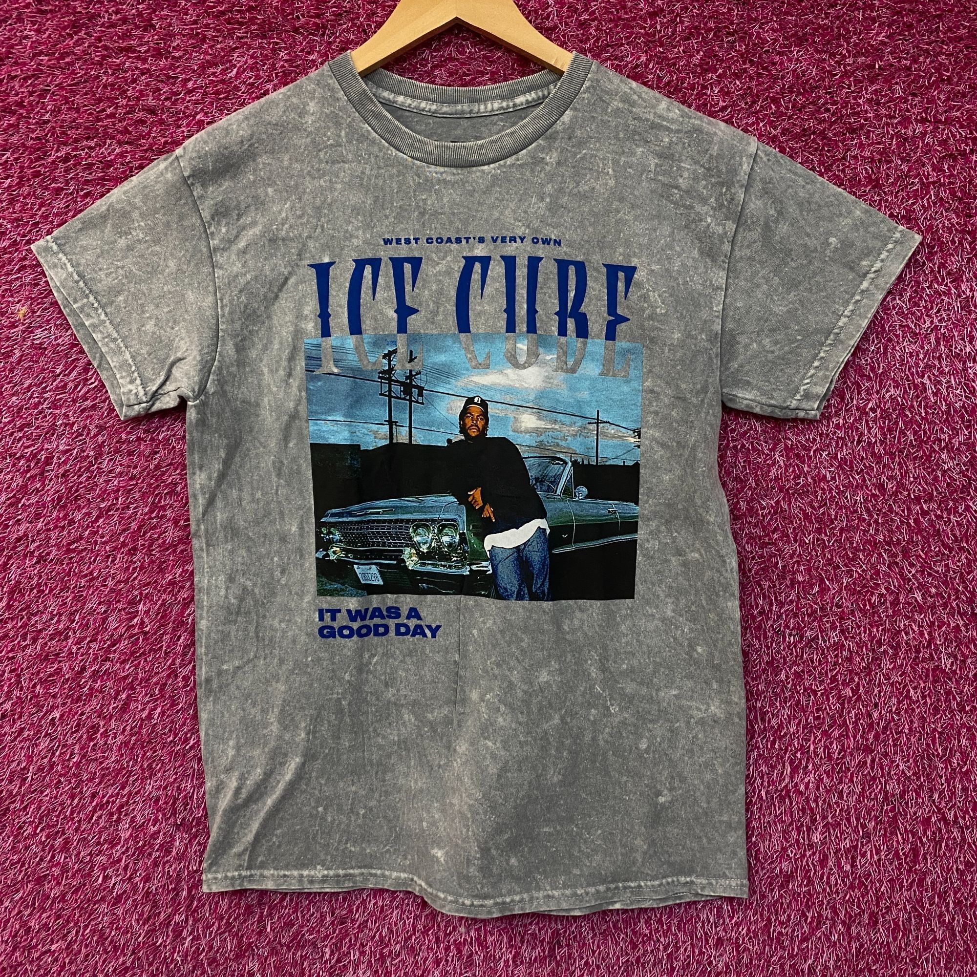 Rap Tees Ice Cube "It Was A Good Day" Graphic Acid Wash T-Shirt Mediu Size US M / EU 48-50 / 2 - 1 Thumbnail