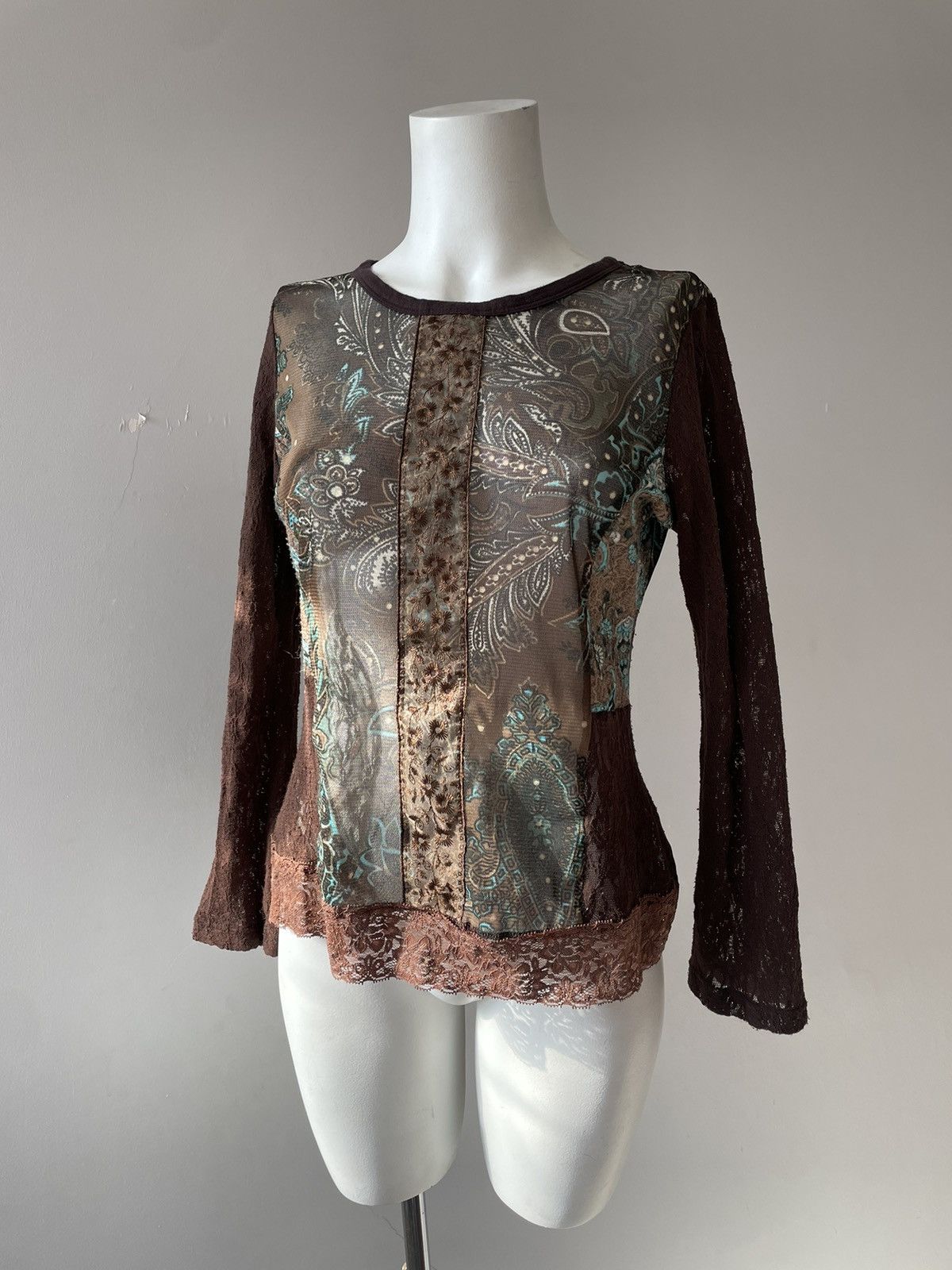 Vintage y2k blouse Size L / US 10 / IT 46 - 4 Thumbnail