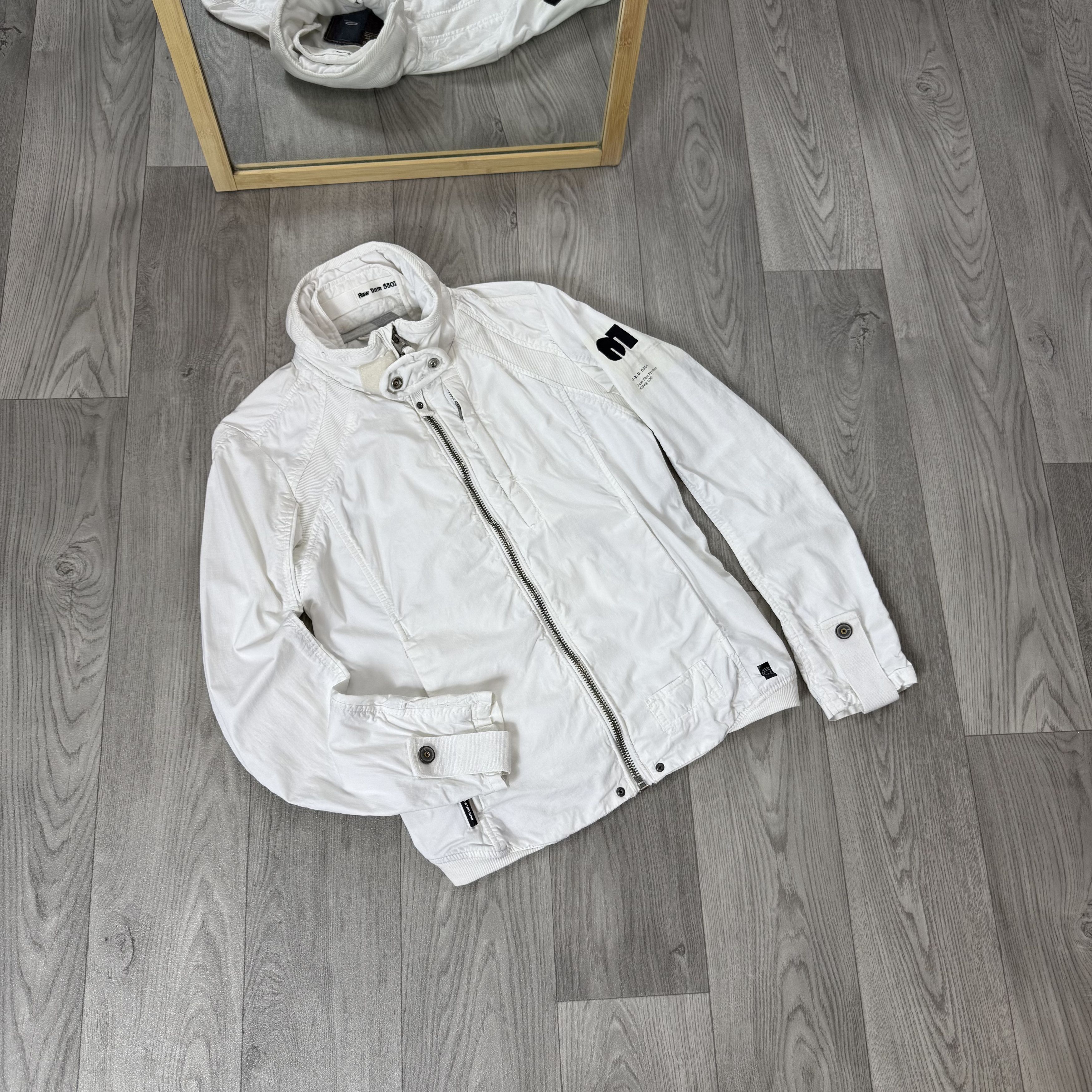 G-Star Vintage G-Star Raw 90s White Women's Y2K Light Jacket S Size S / US 4 / IT 40 - 4 Thumbnail