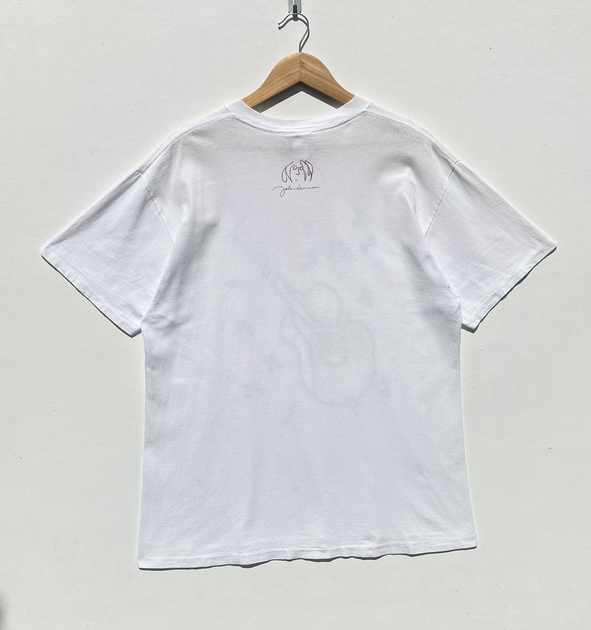 Band Tees × Vintage Vintage 90s John Lenon Singer-songwriter and musician Shirt Size US L / EU 52-54 / 3 - 2 Thumbnail
