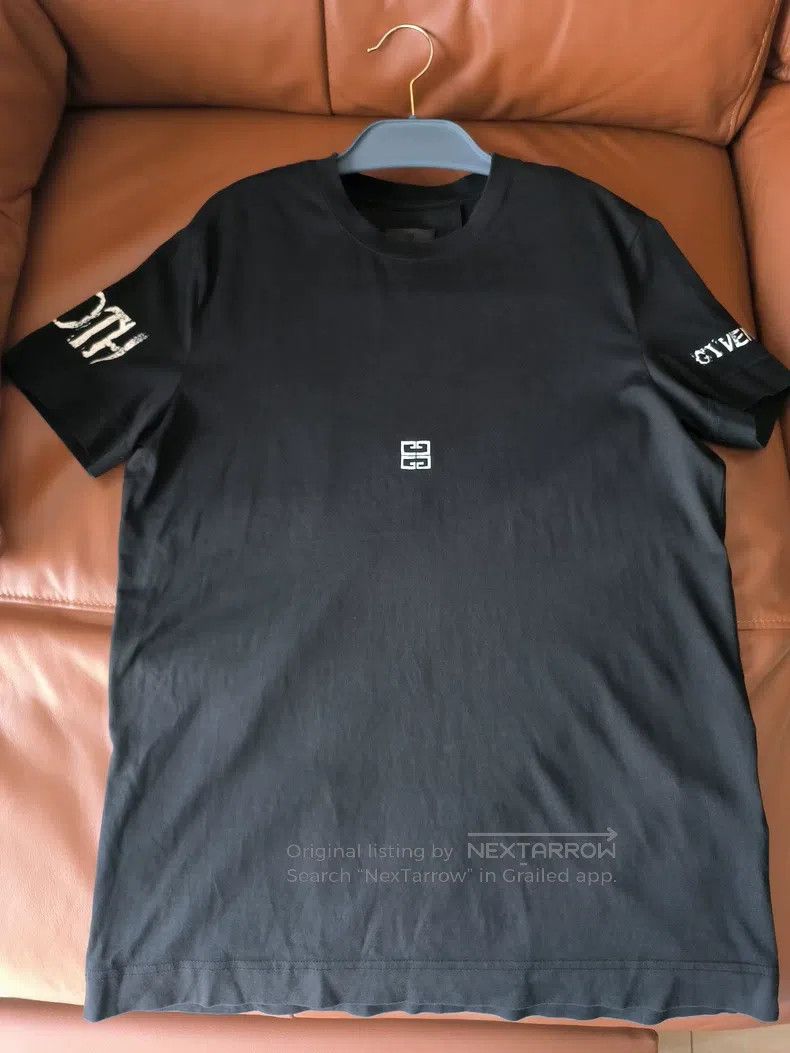 Givenchy Givenchy Men's T-shirt (ceramic print with letters) Size US M / EU 48-50 / 2 - 2 Thumbnail