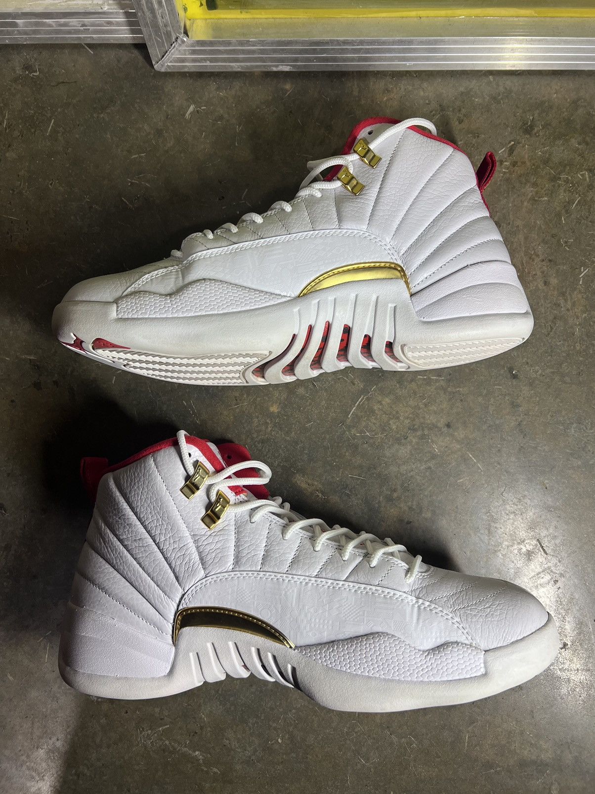 Japanese Brand × Nike Air Jordan 12 “FIBA” *No Box white red gold Size US 11 / EU 44 - 7 Thumbnail