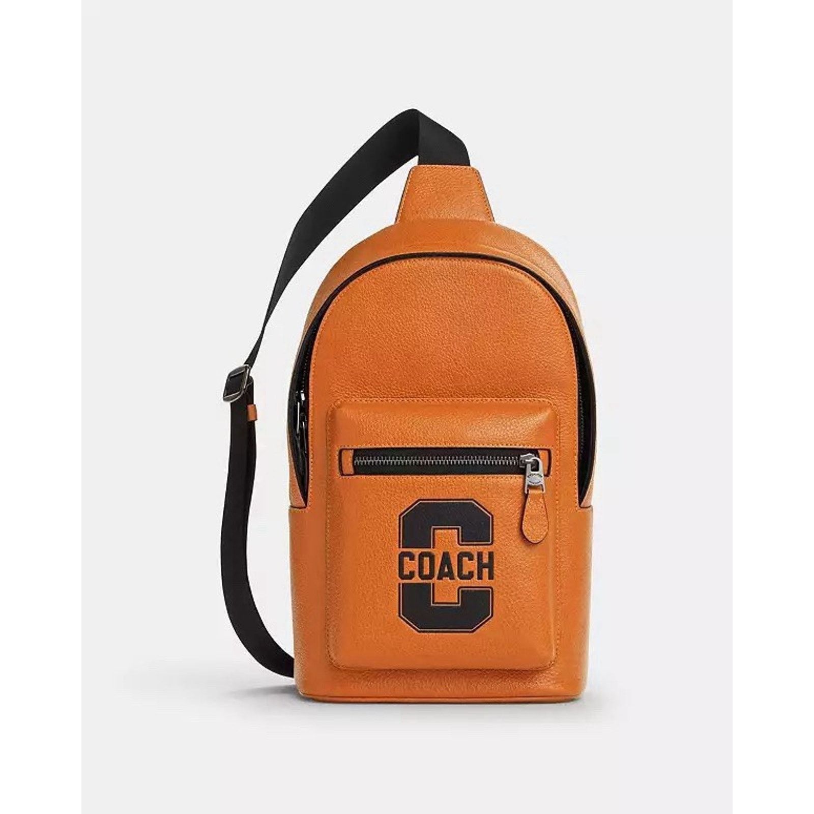 Coach NWT COACH CAJ60 West Pack Varsity Motif Toffee/Black Size ONE SIZE - 8 Thumbnail