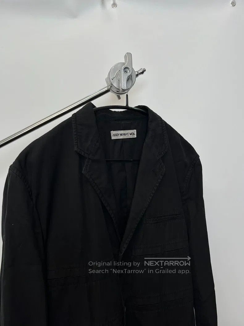 Issey Miyake Issey Miyake Pleated Pocket Silhouette Blazer Size US L / EU 52-54 / 3 - 3 Thumbnail