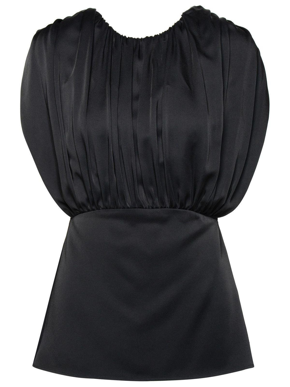 image of Jil Sander Black Acetate Blend Top, Women's (Size Small)