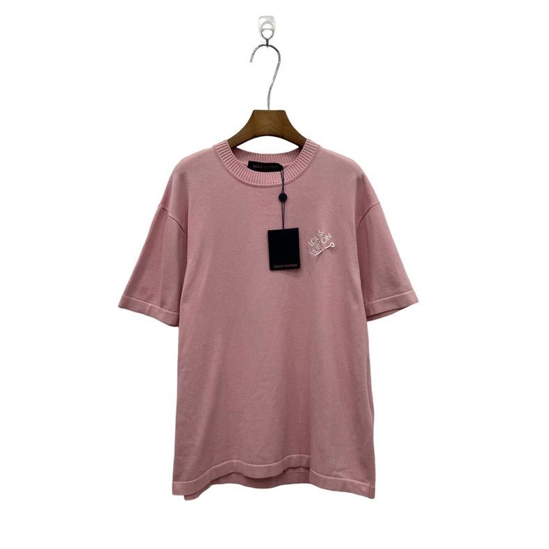 Louis Vuitton Louis Vuitton Tyler Signature Pink Pin Short Sleeve Size US L / EU 52-54 / 3 - 2 Thumbnail