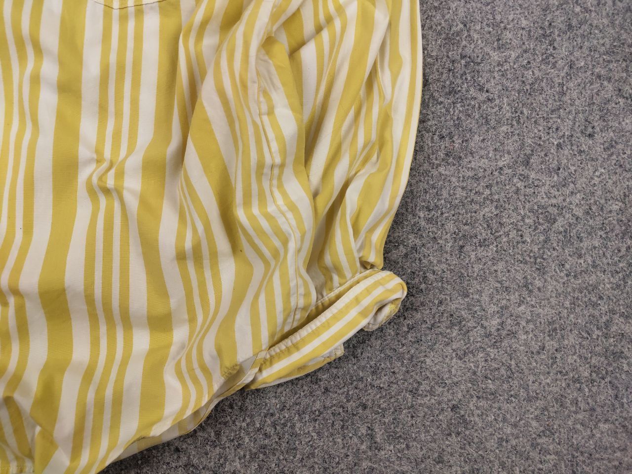 Kansai Yamamoto Vintage 90's Kansai Yamamoto Man Striped Yellow Casual shirt Size US M / EU 48-50 / 2 - 6 Thumbnail