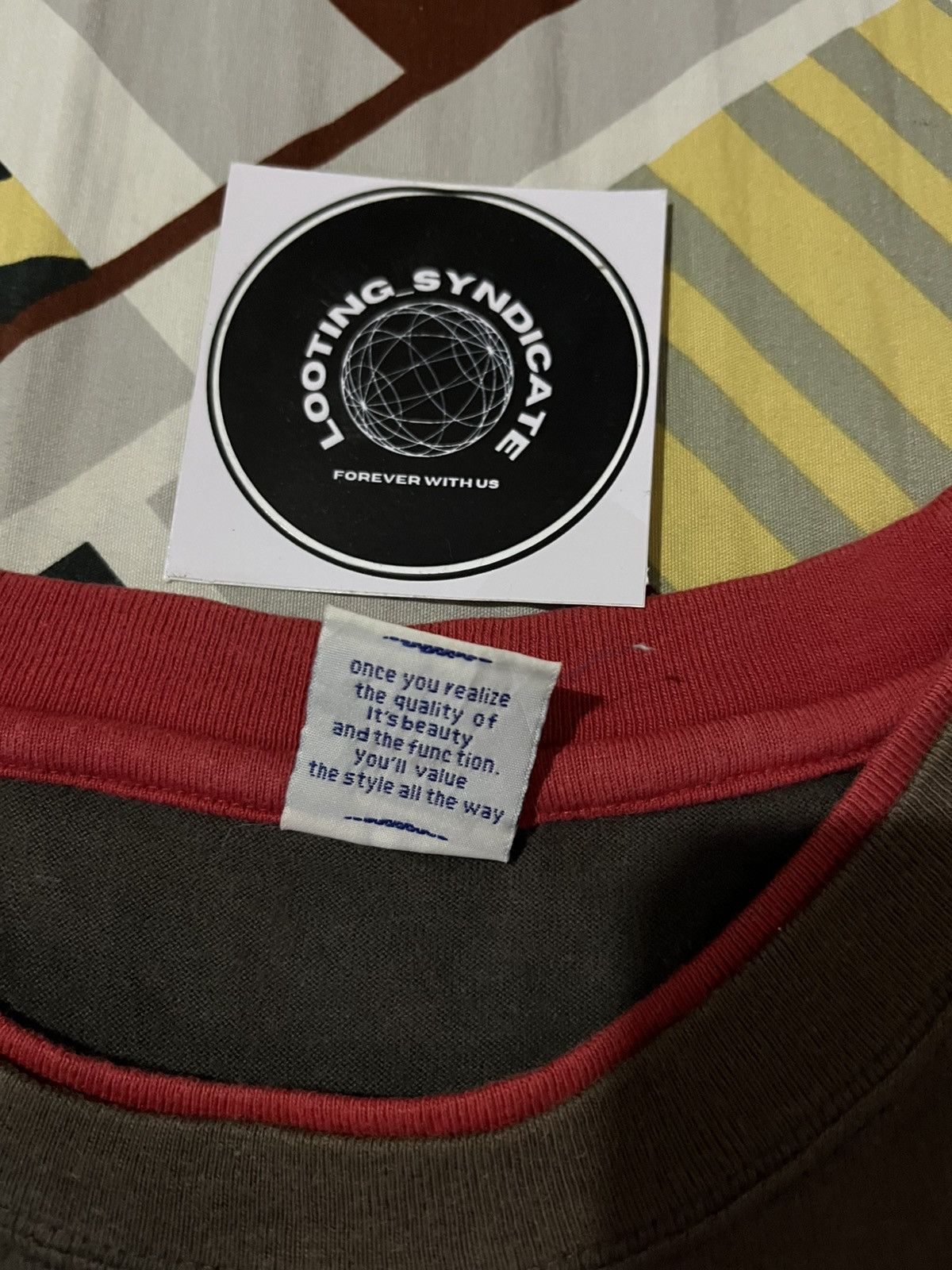 If Six Was Nine × Japanese Brand × Vintage Fly Beans Cross Style And Double Layer Longsleve Size US L / EU 52-54 / 3 - 8 Thumbnail