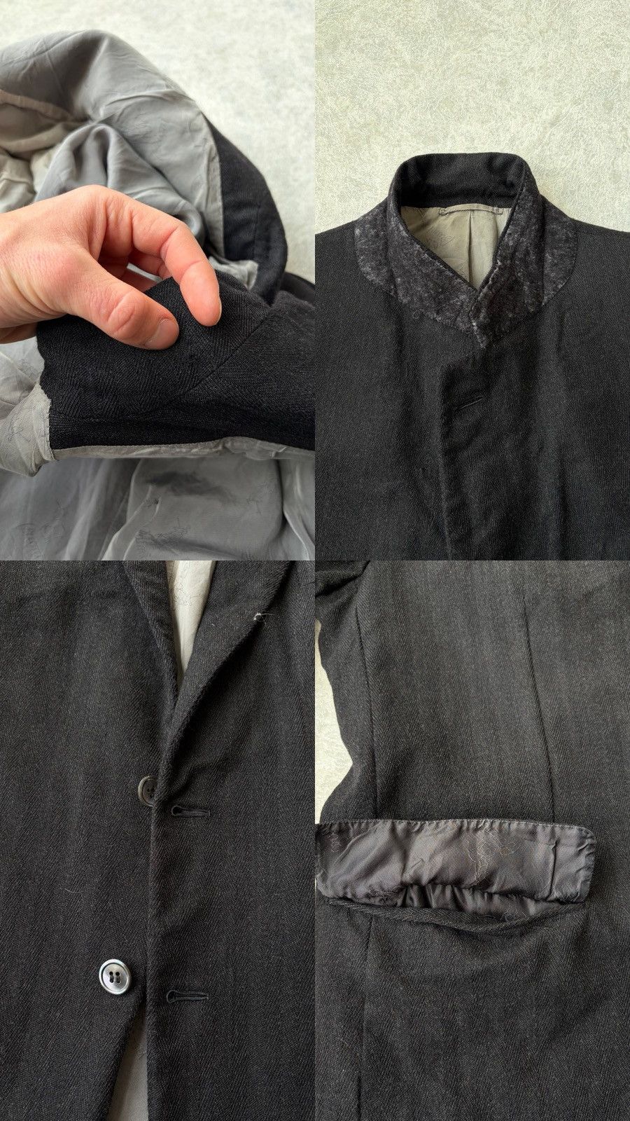 Brioni Brioni Nomentano 22 Black Wool Blazer Jacket Sport Italy Size 50R - 10 Thumbnail