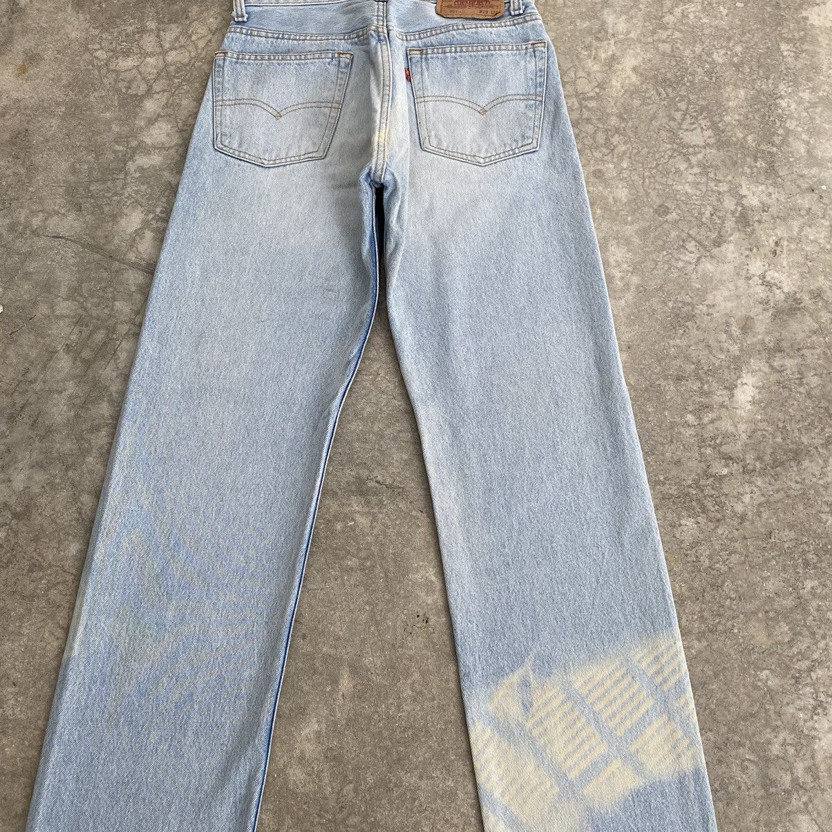 Levi's Size 27x29.5 Vintage 1990 Levis 501 Light Blue Denim Jeans Size US 27 - 15 Thumbnail