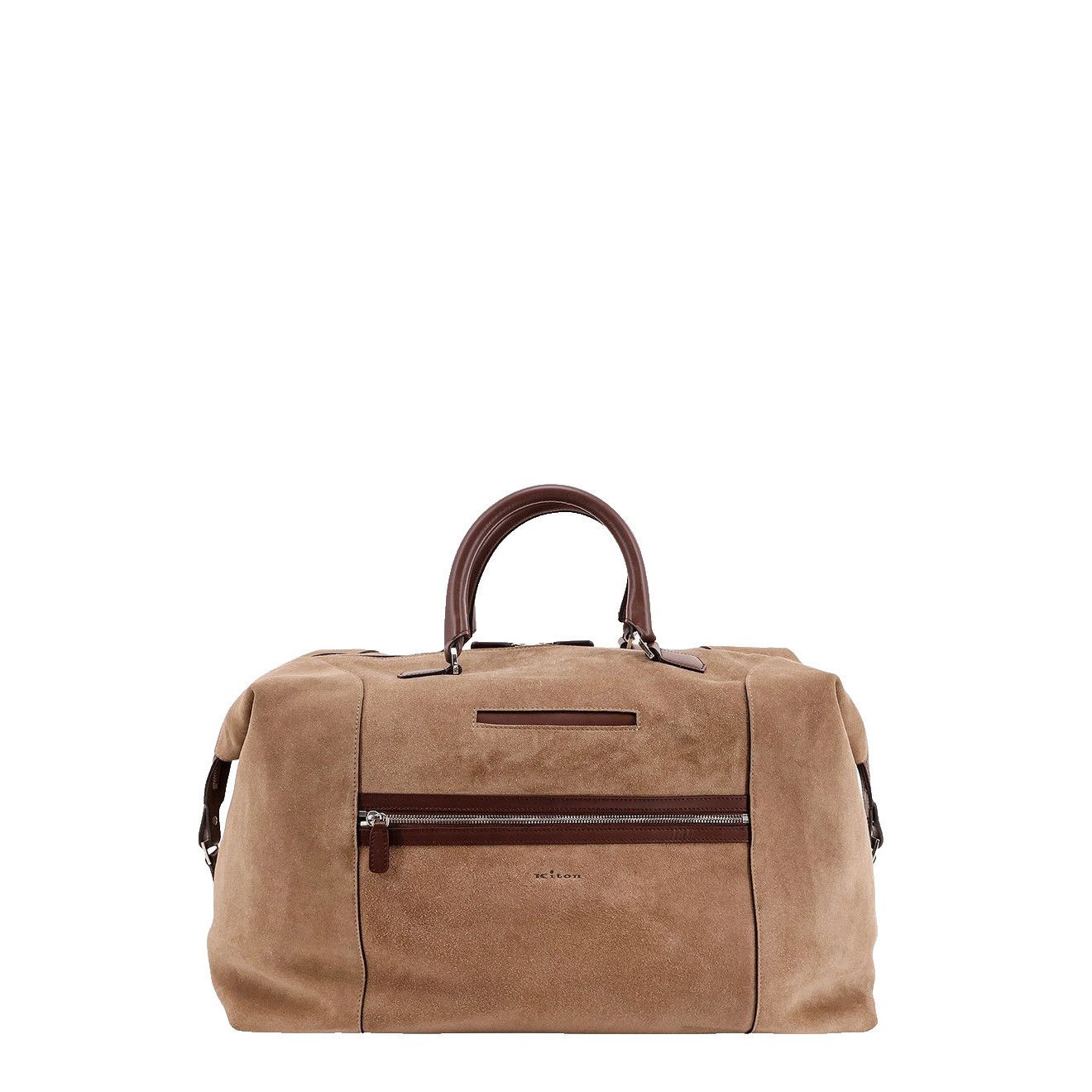 Kiton KITON Beige Suede Weekend Duffle Bag New & Authentic Size ONE SIZE - 1 Thumbnail