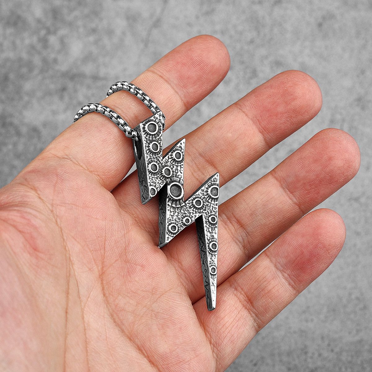 Jewelry Lightning Meteorite Thunder Necklace Size ONE SIZE - 1 Thumbnail
