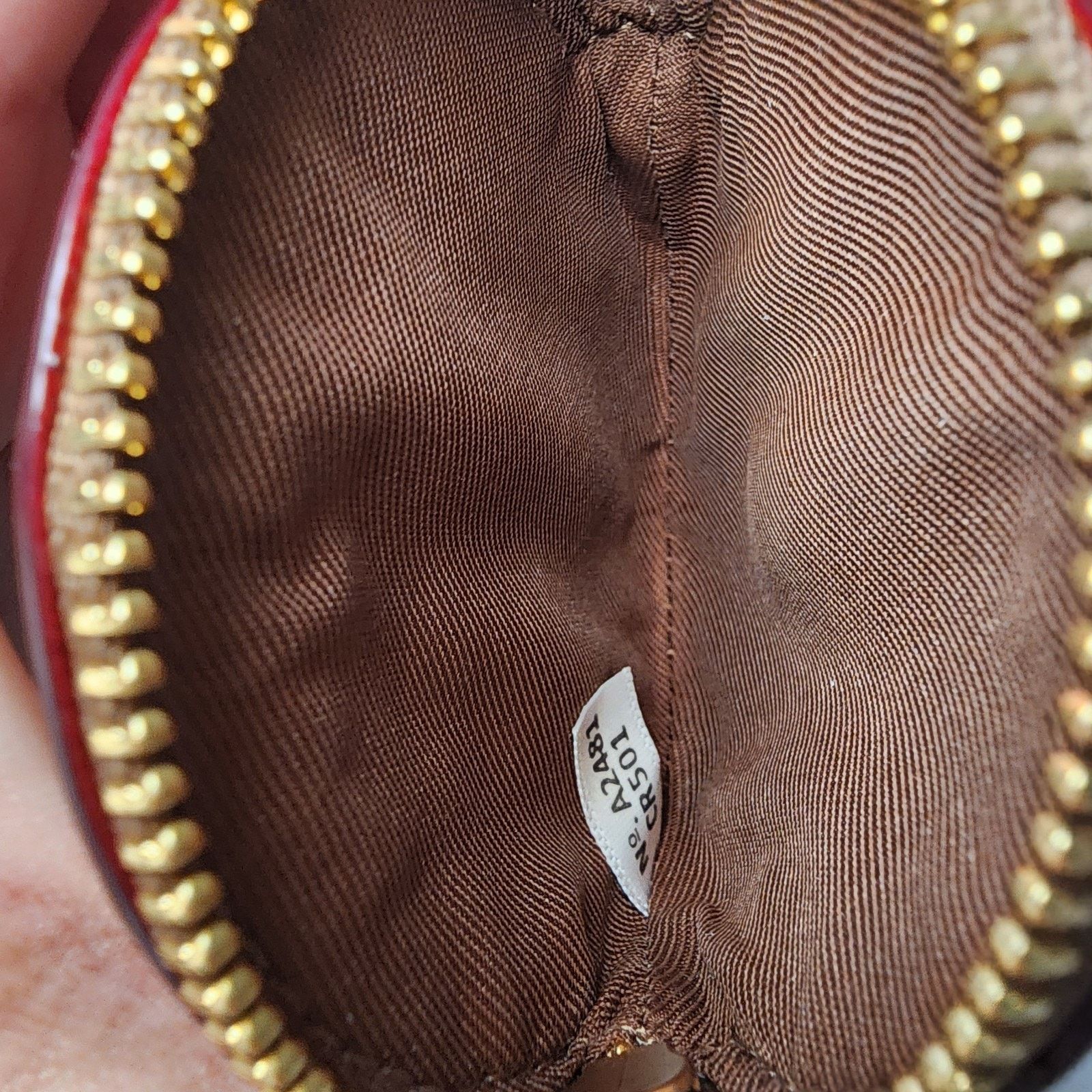 Coach Coach CR501 Circular Coin Pouch Signature Canvas Floral Size ONE SIZE - 3 Thumbnail